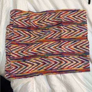Huge Missoni pareo mid Colorful Geometric Patterned Fabric